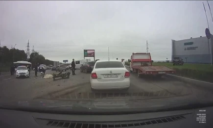 В промзоне Нижнекамска произошло серьезное ДТП - НТР 24