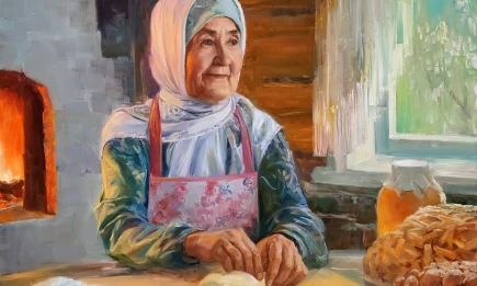 «Вдохновился волонтёрами»: нижнекамский художник презентовал новую картину - НТР 24