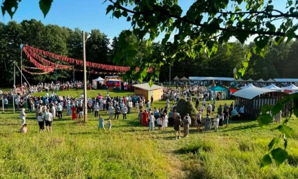 В деревне Клятле ярко отметили народный праздник Питрау - НТР 24