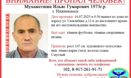 В Нижнекамске мужчина вышел с утра из дома и пропал на четверо суток - НТР 24