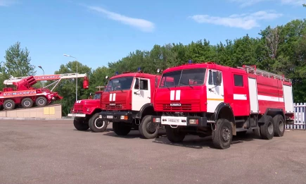 СИБУР передал три пожарные машины сельским поселениям Татарстана - НТР 24