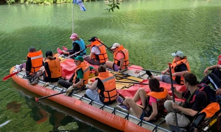 Татарстанцы во время сплава по Казанки собрали 36 мешков мусора - НТР 24