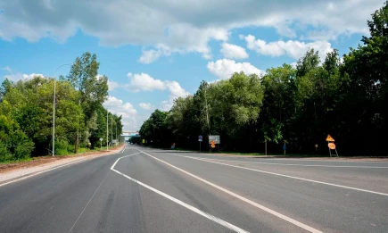 В Нижнекамском районе отремонтировали два участка региональных дорог - НТР 24