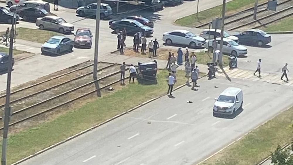 Последствия аварии на дороге в Нижнекамске