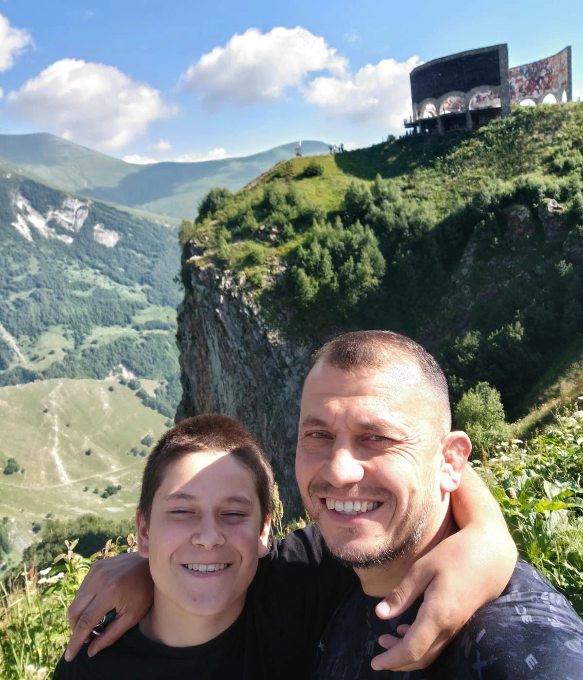 Архиповы в Грузии