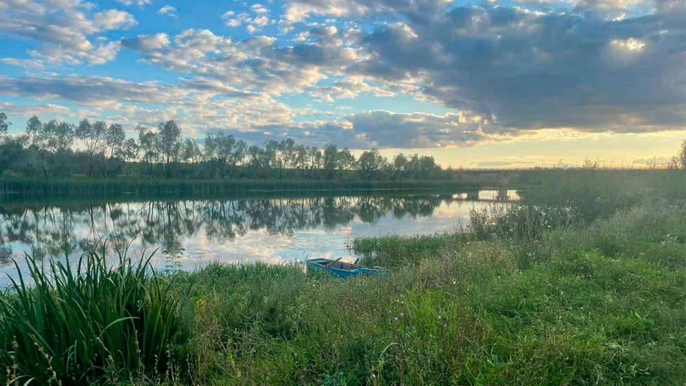 Река Шемша у села Елантово Нижнекамского района
