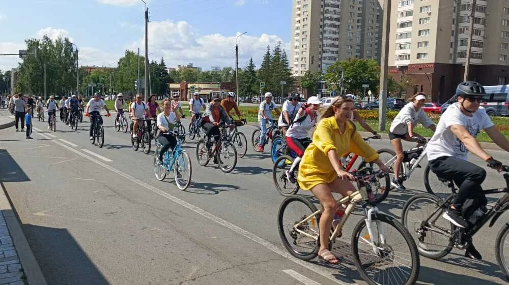 Велопробег в Нижнекамске