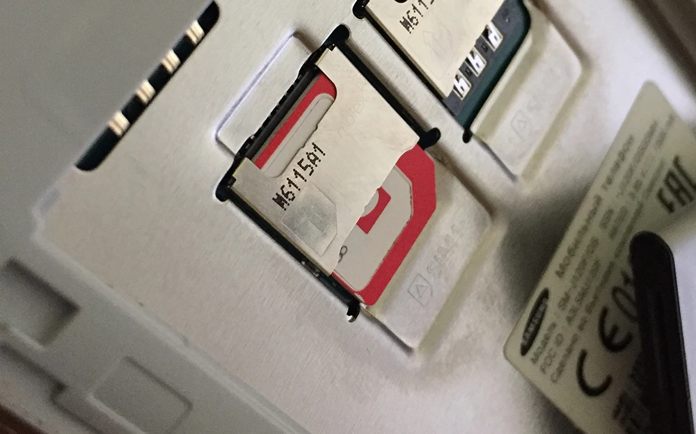 sim-карта в смартфоне