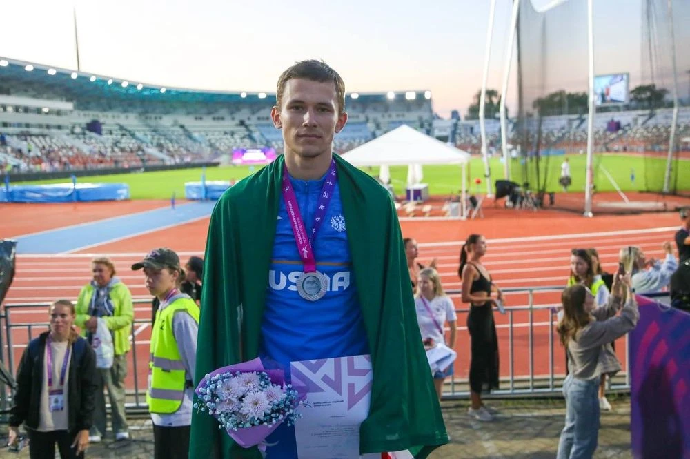 Родион Севастьянов на чемпионате России по лёгкой атлетике