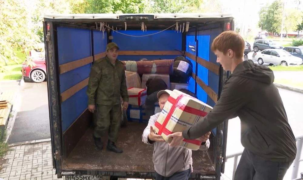 сбор гуманитарной помощи в Нижнекамске для бойцов СВО
