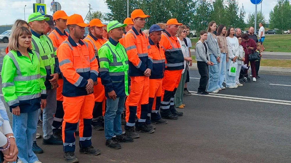Открытие дороги в Нижнекамске