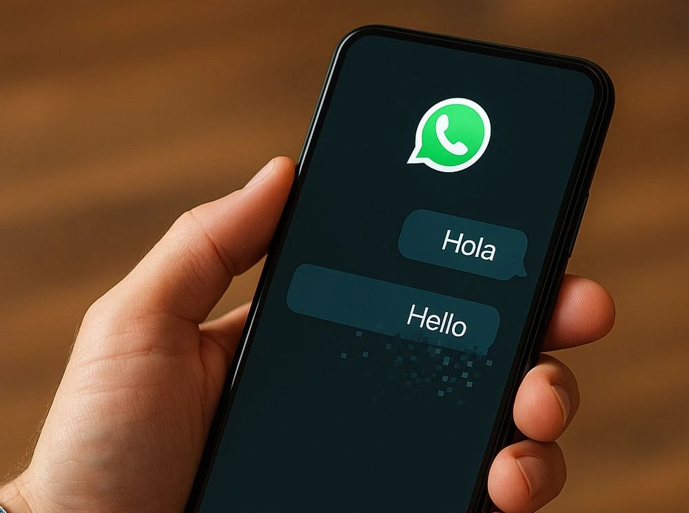 смартфон с WhatsApp