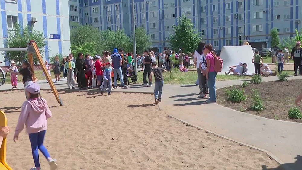 Праздник во дворе в Нижнекамске