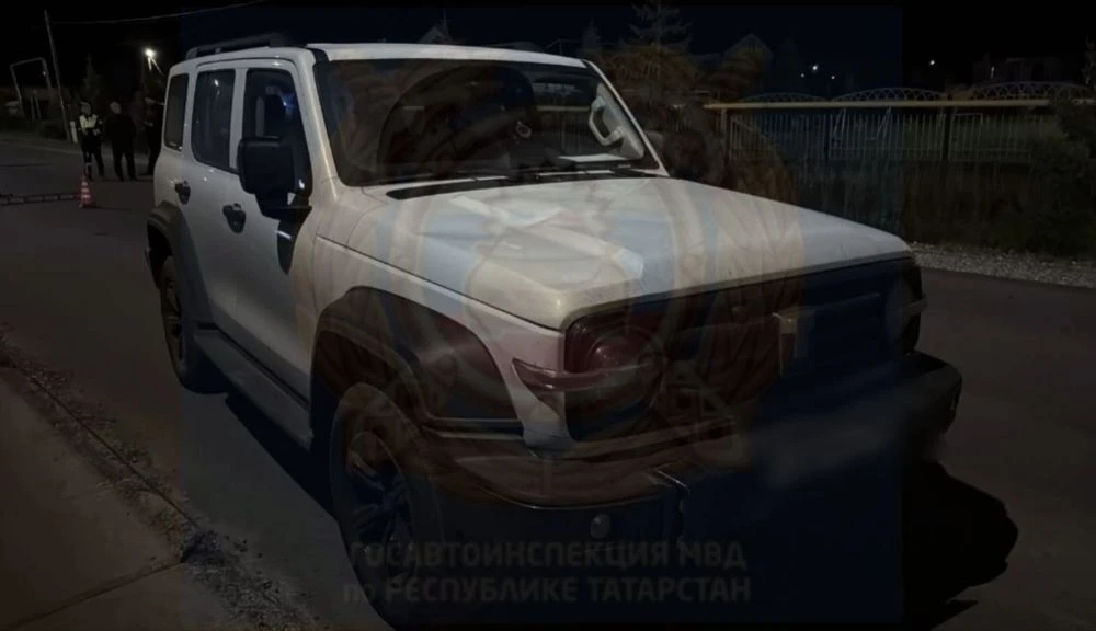 автомобиль Tank попавший в дтп в Сармановском районе