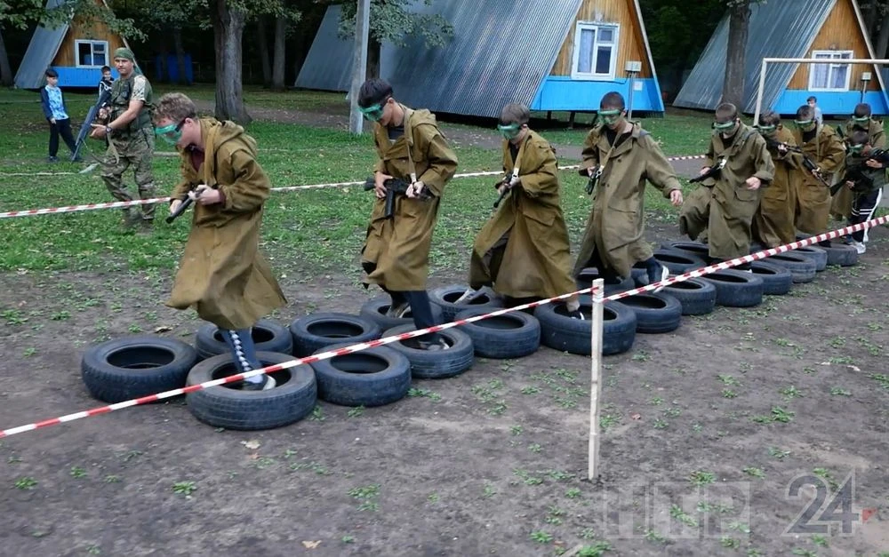 игра Зарница в лагере Заря под Нижнекамском