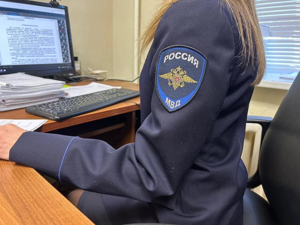 сотрудница полиции на службе в УВД Нижнекамска