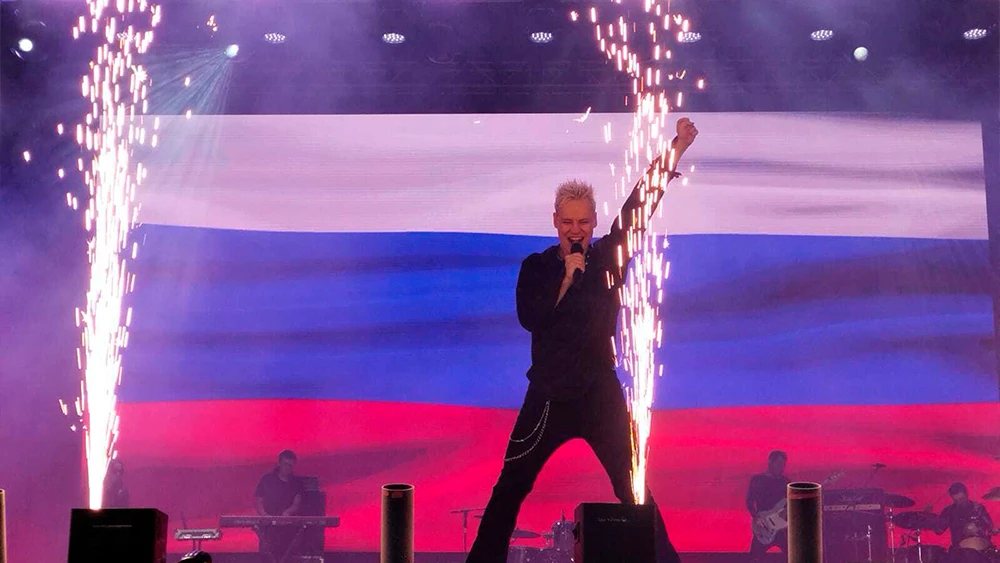 Ярослав Дронов на выступлении в Нижнекамске