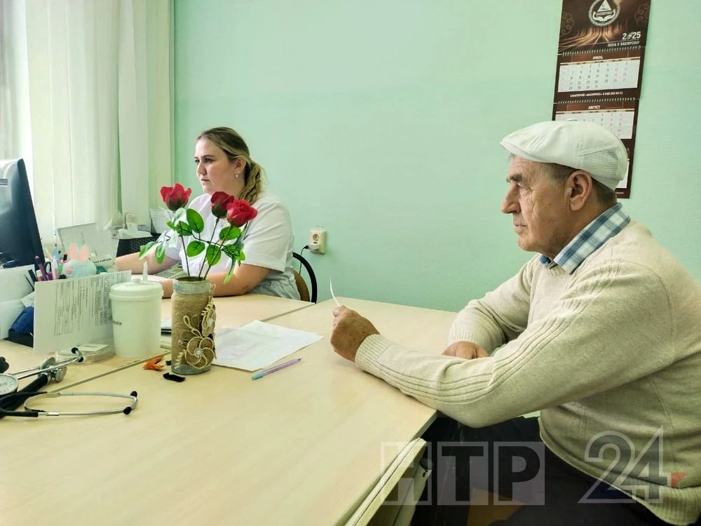 льготник на приеме в терапевта в ЦРБ Нижнекамска