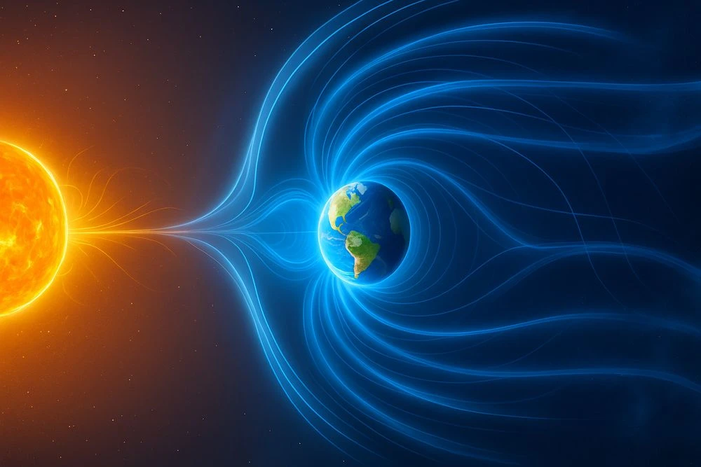 возмущение магнитного поля Земли