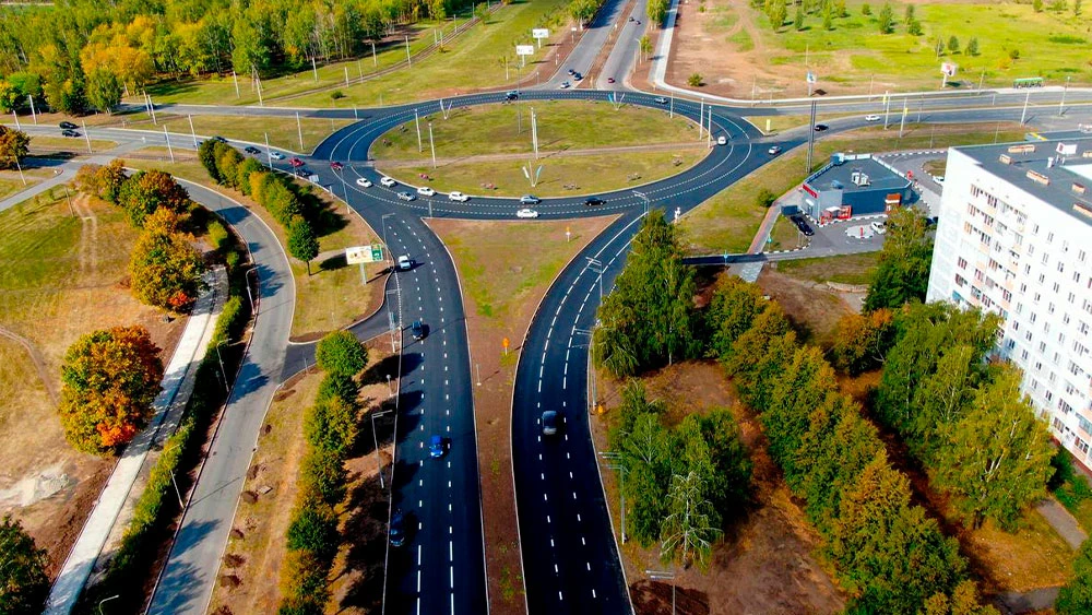 Дорожное кольцо в Нижнекамске