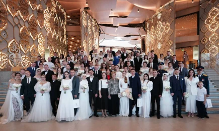 45 пар заключили брак в День Республики Татарстан в Казани - НТР 24