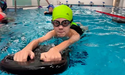 От занятий к турнирам: большие планы новой спортивной секции для детей с ОВЗ - НТР 24