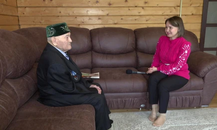 Передача «Форсат» (на тат. яз.). В гостях у ветерана Великой Отечественной войны Мирсаяфа Камалова - НТР 24