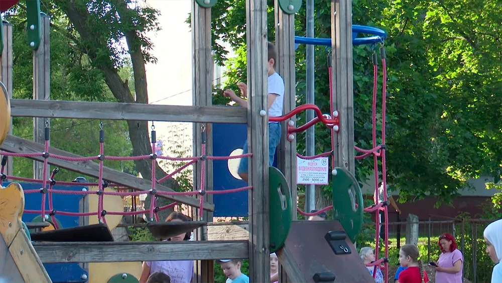 Игровая площадка для детей в Нижнекамске