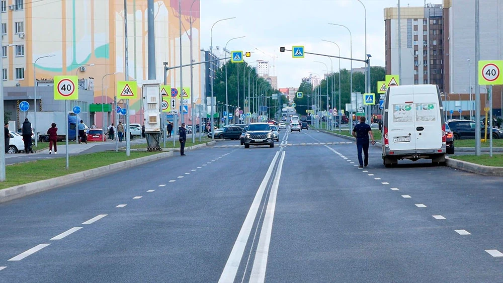 Улица в Нижнекамске