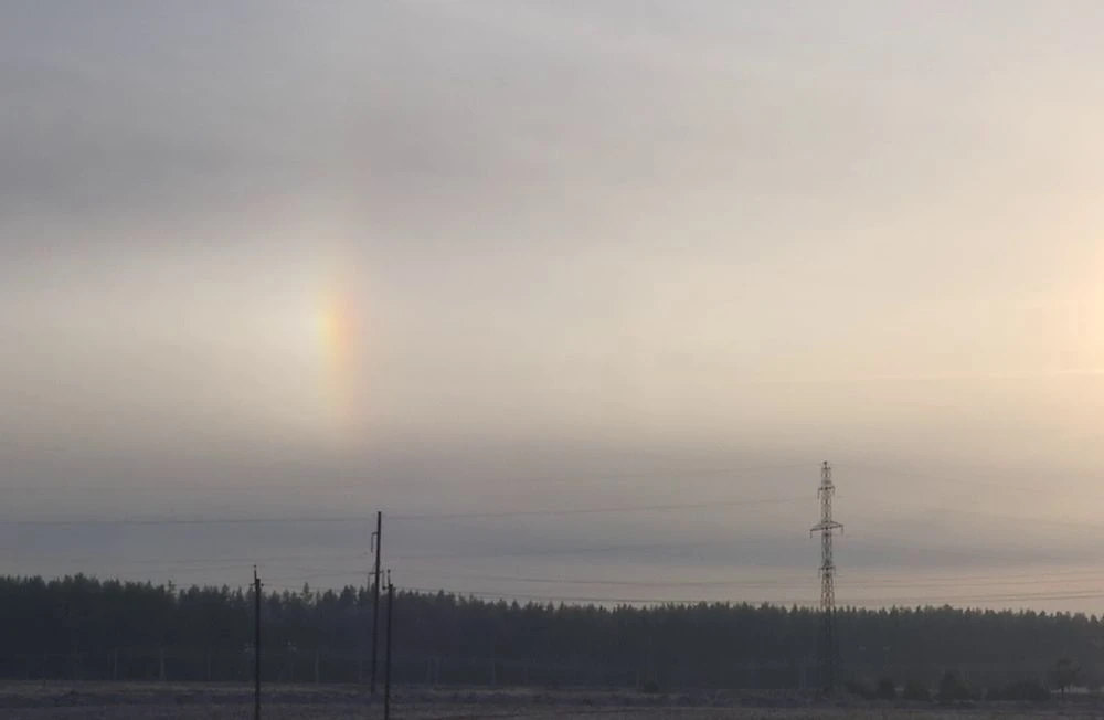 солнечное гало заморозки