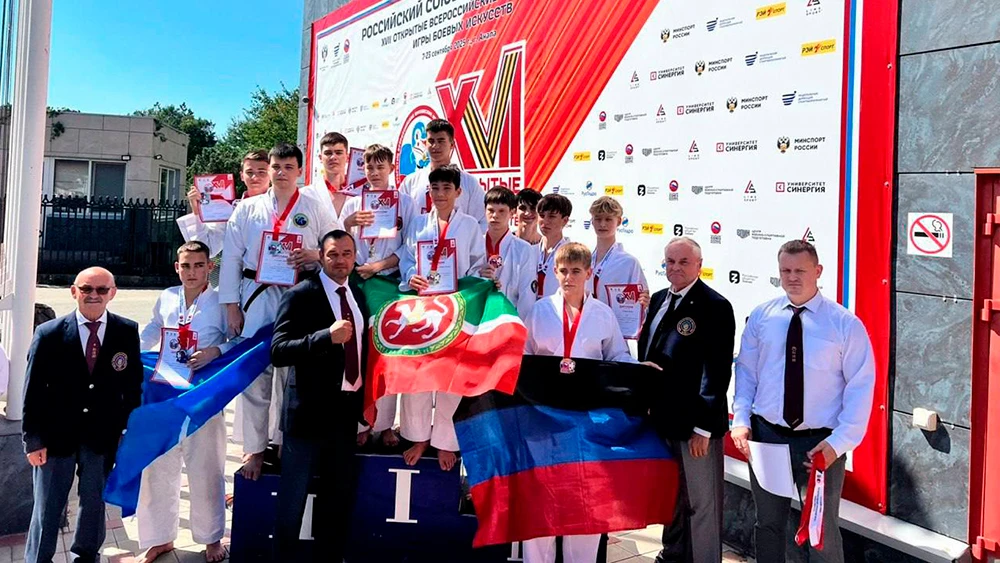 Каратисты из Нижнекамска после победы