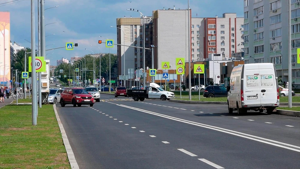 Улица в Нижнекамске