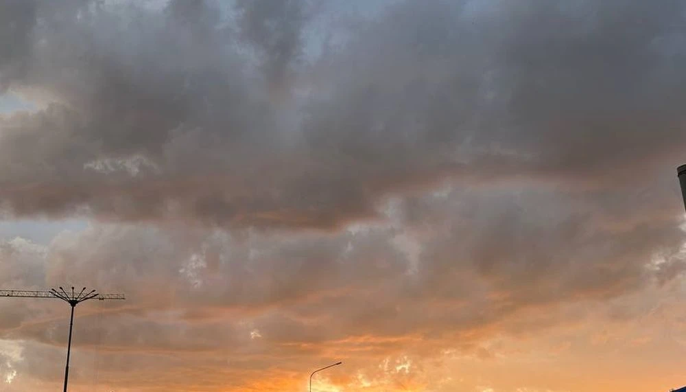 небо покрытое облакама