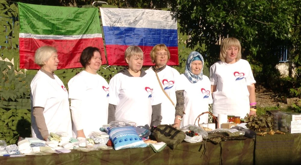 Волонтеры в Единый день голосования в Нижнекамске организовали патриотическую площадку