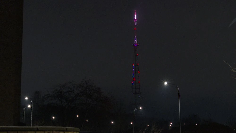 ночное небо в городе