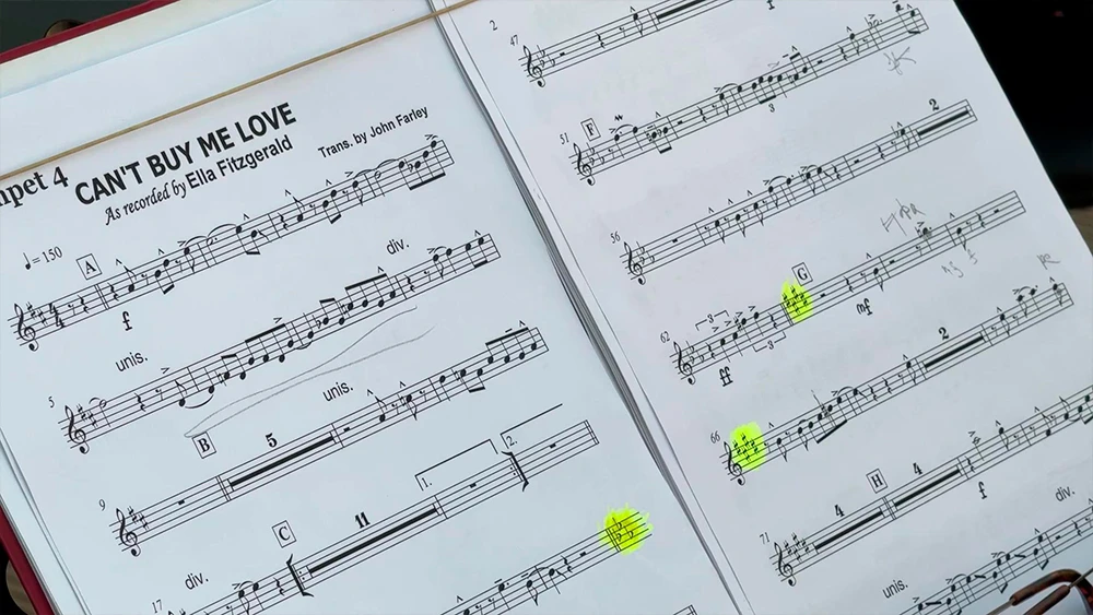 Ноты к песне Can't Buy Me Love Эллы Фицджеральд