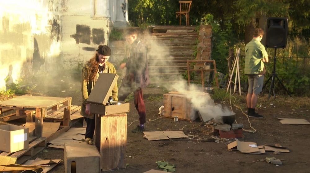 постановка Чипатанга у усадьбы Стахеевых в Нижнекамске