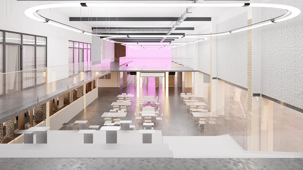 эскиз нового молодежного центра в Нижнекамске «Станция»