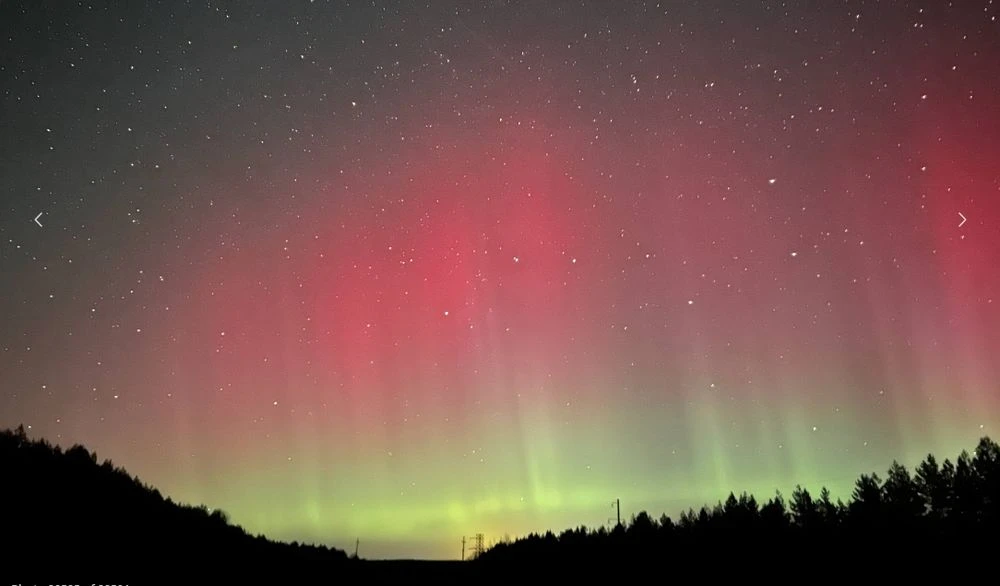 северное сияние в татарстане в ночь на 30 сентября 2025 года