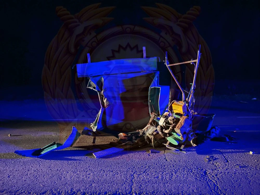 место дтп с участием Рено и мотоблока Тетюшский район Татарстан