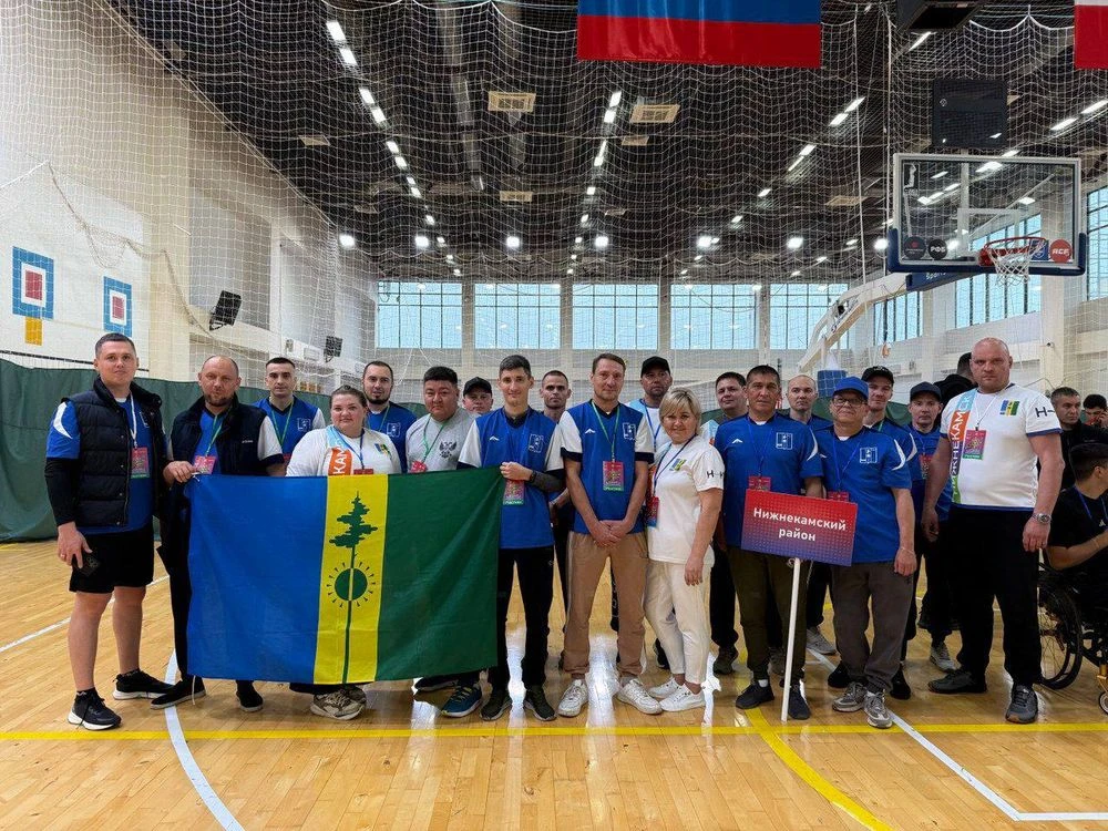 команда Нижнекамского района на Спортивном кубке раиса Татарстане