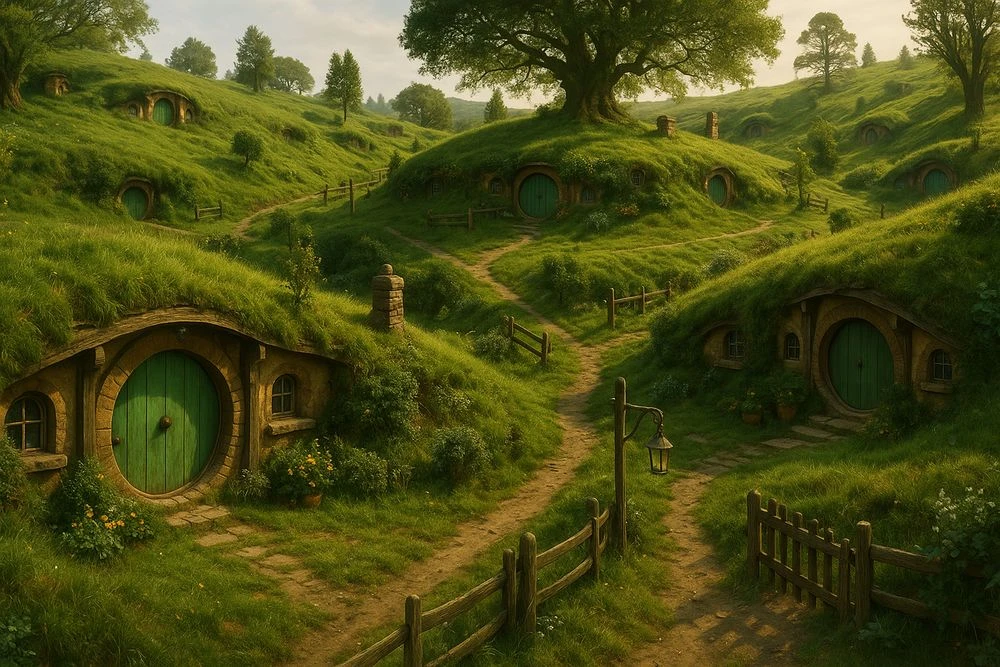домики хоббитов