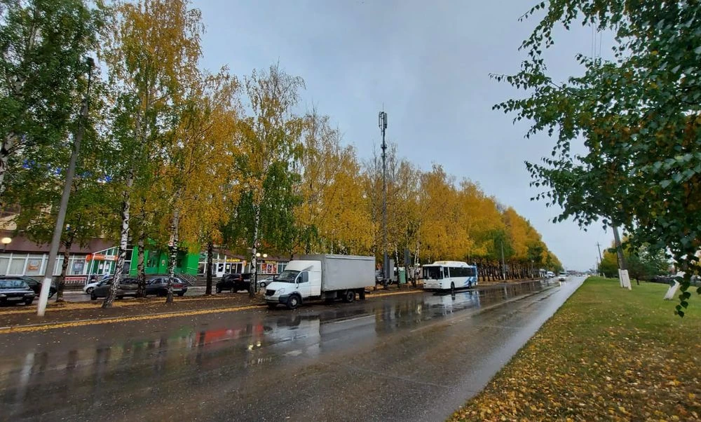 Нижнекамск осенью пасмурная погода