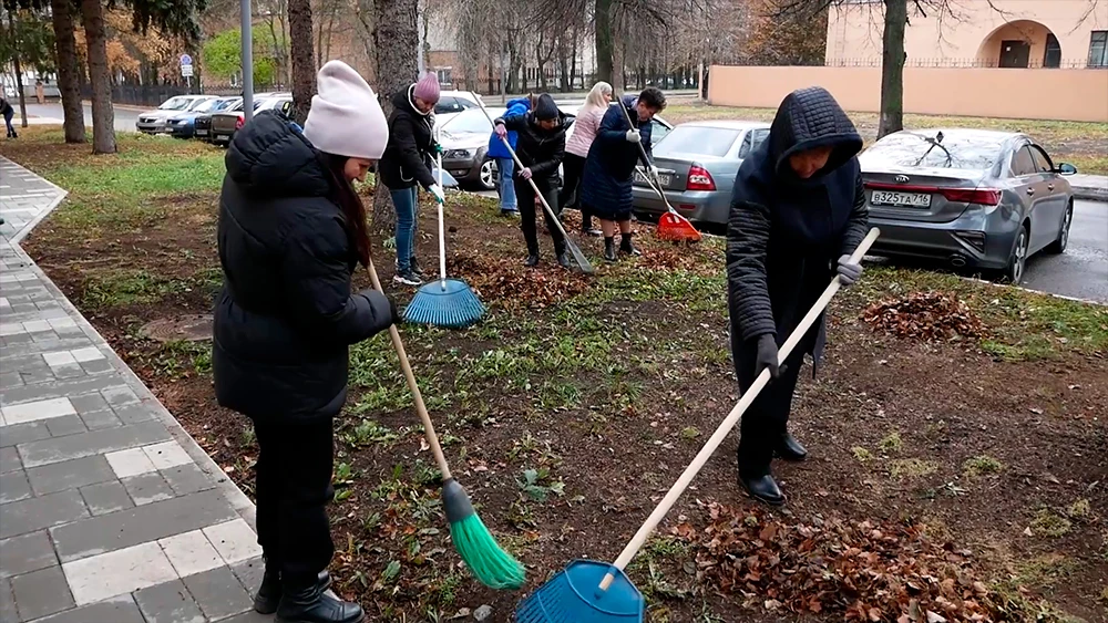 Осенний субботник в Нижнекамске