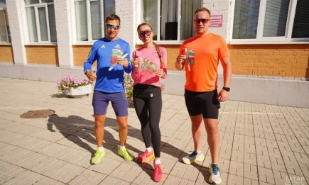 В Казани любители бега пробежали 10 км до избирательного участка - НТР 24