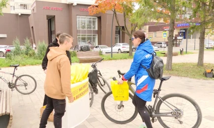 В Нижнекамске прошла акция «На работу на велосипеде» - НТР 24