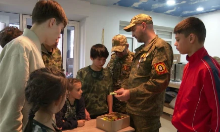 Ветераны СВО провели мастер-классы с воспитанниками приюта «Балкыш» - НТР 24