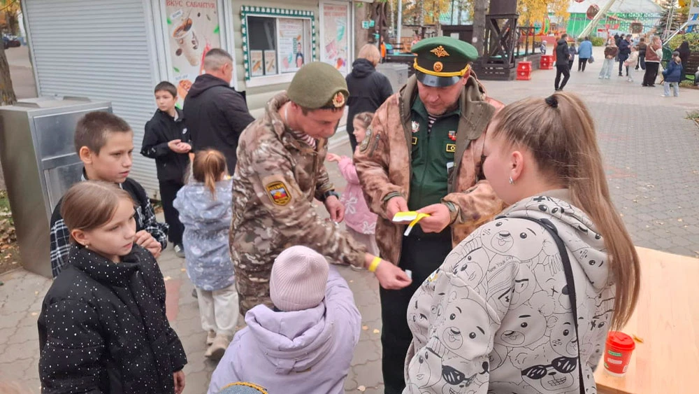 Праздник для семей участников СВО в парке аттракционов в Нижнекамске
