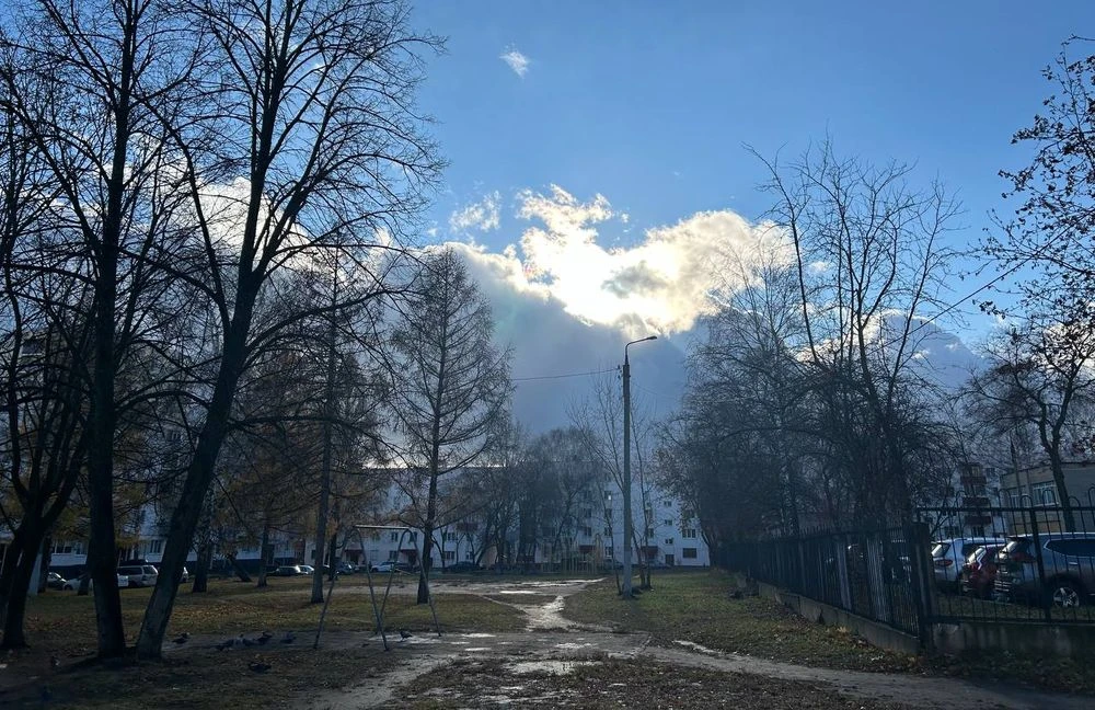 осеннее небо в облаках в Нижнекамске