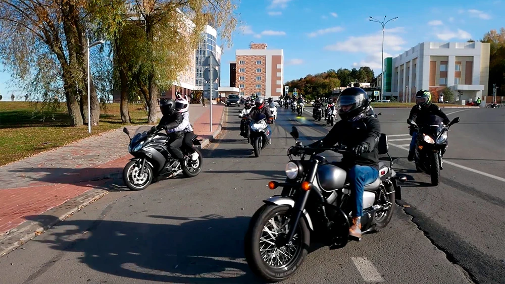 Мотопробег в Нижнекамске к закрытию сезона